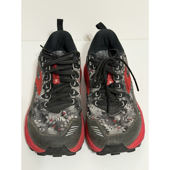 Brooks Cascadia 16 Sasquatch Sneaker Men's Size 8 Red Black Trail Running Shoes - Picture 4 of 11